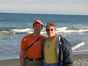 20070131b Boblenz Burnham Deck Trip Family Visiting Cocoa Beach Florida