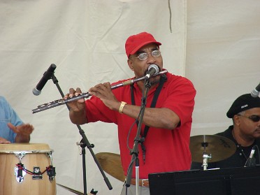 20070224c Boblenz Burnham Trip Mount Dora Music Festival Victor Payano's VIP Latin Jazz Band Florida
