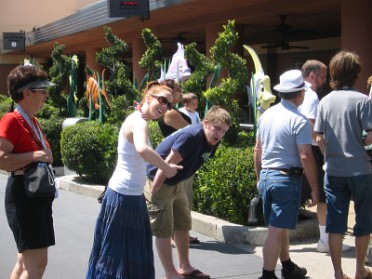20070325f Boblenz Burnham Mantey Trip Disney MGM Studios Voyage Of The Little Mermaid Florida