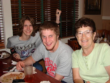 20070329b Boblenz Burnham Mantey Trip Downtown Disney And Dinner Golden Corral Florida