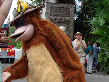 20070414b Burnham Trip Disney Animal Kingdom Mickey's Jammin' Jungle Parade Florida