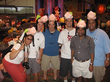 20070608f Burnham Trip Job John Jr SVO Disney Epcot Goofy Florida