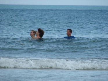 20070804b Burnham Trip Dan Jamie Visiting Daytona Beach Florida