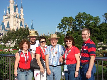 20071227a Boblenz Burnham Campbell Mantey McMahan Trip 50th Anniversary Celebration Disney Magic Kingdom Florida