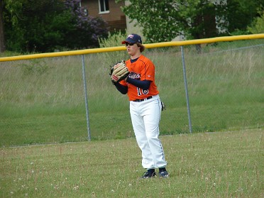 20080521a.18.o Blair Burnham Trip Sports Justin Travel Baseball Team 18 - Outfield Michigan