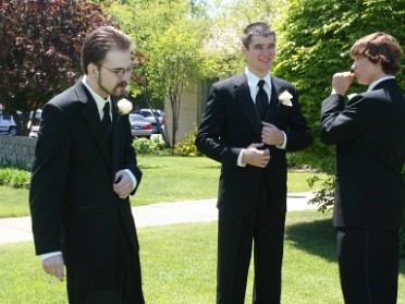 20080524n Burnham Campbell Trip Wedding Jamie Josh Formals - Boys Before Michigan