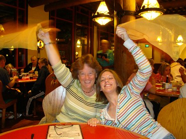 20081119d Burnham Campbell Trip Disney Whispering Canyon Cafe Wilderness Lodge Florida