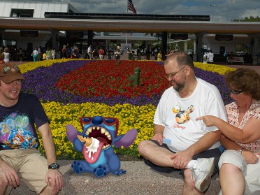 20090315a Burnham Trip Disney Day With Dan Epcot Florida
