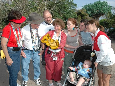 20090327g Boblenz Burnham Campbell Mantey McMahan Woods Trip Disney Animal Kingdom Florida