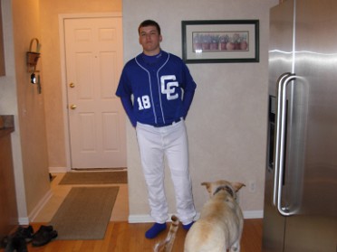 20090322a Blair School Sports Baseball Justin Uniform