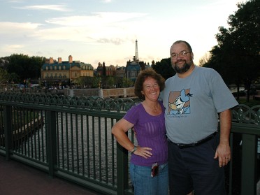 20090402c Burnham Trip Disney Epcot France Formal Pix Florida