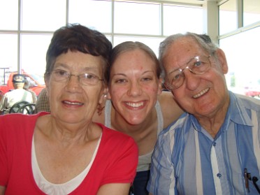20090801b Boblenz Burnham Campbell Mantey Ohio Visiting Meijer Visiting Ohio