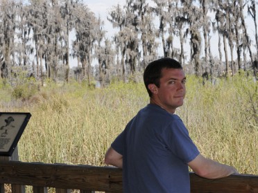 20100320c Burnham Trip Dan Visiting Tibet-Butler Hiking Florida