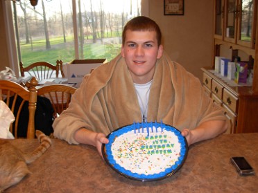 20110413a Blair Birthday Justin 17th House Ridge Court New Hudson Michigan