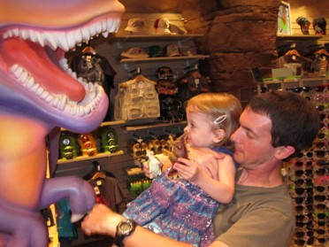 20120426b Burnham Campbell Trip Downtown Disney T-Rex Florida