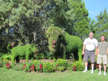 20120617a Burnham Trip Holiday Father's Day Disney Whispering Canyon Cafe Wilderness Lodge Florida