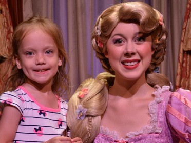 20140618g Campbell Trip Disney Magic Kingdom Rapunzel Florida