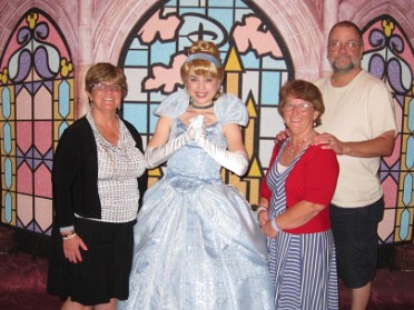 20140720d Burnham Mantey Trip 1st Disney Dream Cruise Day 1 Royal Palace Dinner To Sunset Caribbean Sea