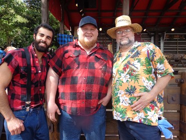 20150313a Burnham Trip Disney Epcot Canadian Lumberjack Show Florida