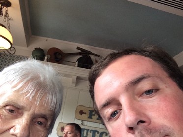 20150414a Burnham Trip Irene Dan Disney Magic Kingdom Selfie Florida