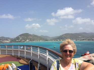 20150428a Burnham Trip 2nd Cruise Disney Fantasy Day 4 Approach And Docking Saint Maarten