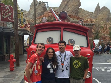 20150519a Burnham Trip Dan Friends Western US Disneyland Area California