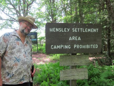 20150623a Burnham Trip Family History Touring Cumberland Gap Hensley Settlement
