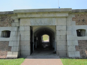 20150626b Burnham Trip Family History Touring Fort Moultrie Out Front Views Charleston South Carolina