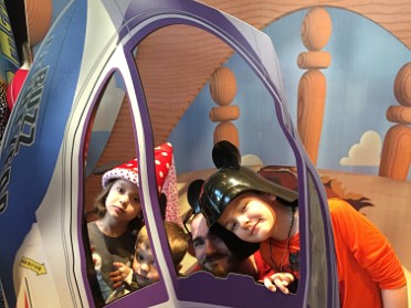 20160216b Bourland Burnham Campbell Trip Disney Hollywood Studios Buzz And Woody To Star Tours Florida