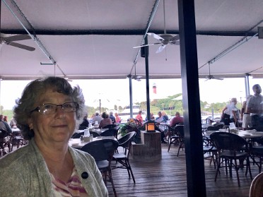 20191101c Burnham Trip Camping Jetty's Dinner Jupiter Inlet Lighthouse Florida