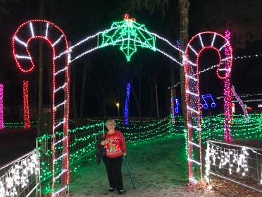 20191223b Burnham Trip Camping Holiday Christmas Spirit Of The Suwannee Music Park Lights Live Oak Florida
