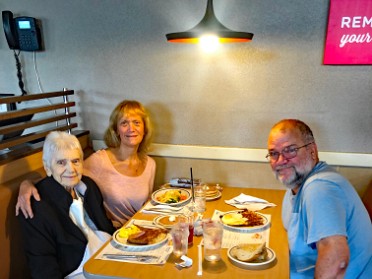 20210620a Blair Burnham Breakfast Holiday Trip Father's Day IHOP Novi Michigan