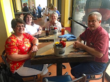 20220324a Burnham Mantey Szandzik Trip Dinner Ford's Garage Kissimmee Florida