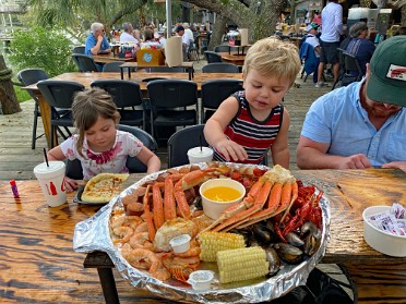 20220325a Mantey Trip Dinner The Original Crab Shack Tybee Island Georgia
