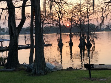 20220405q Burnham Camping Trip Lake Bruin Sunset Saint Joseph Louisiana