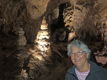 20220417c02 Burnham Camping Trip The Cave Start Of Big Room To Lions Tail Carlsbad Caverns National Park New Mexico