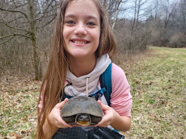 20220413a Bourland Campbell Hiking Fun Michigan