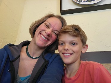 20221002b Bourland Campbell Mother Son Lunch Date Olive Garden Rochester Hills Michigan