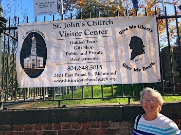 20221109b Burnham Trip Saint John Episcopal Church Patrick Henry Give Me Liberty Speech Richmond Virginia