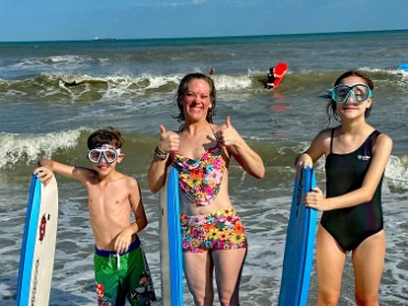 20230217a Bourland Burnham Campbell Beach Day Cocoa Beach Florida