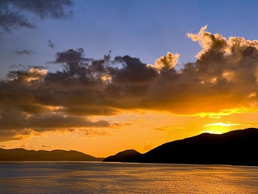 20230307g Burnham Szandzik Trip Disney 4th Cruise Day 4 Tortola British Virgin Islands Pirate Night Sunset And Moonrise Eastern Caribbean