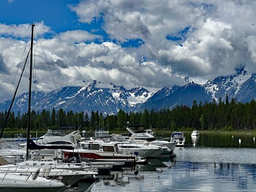 20230624l Burnham Trip Western US Grand Circle Tour Leeks Marina Grand Teton National Park Wyoming
