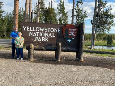20230625o Burnham Trip Western US Grand Circle Tour South Entrance Yellowstone National Park Wyoming