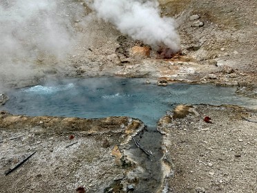 20230626r Burnham Trip Western US Grand Circle Tour Beryl Spring Yellowstone National Park Wyoming