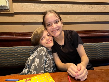 20241030b Bourland Burnham Campbell Birthday Dinner Lily 15th Michigan