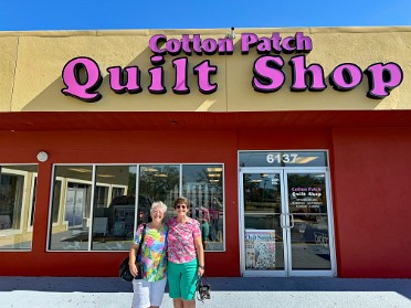20241114a Burnham Mantey Camping Trip Lake Manatee SP And Quilt Shop Florida
