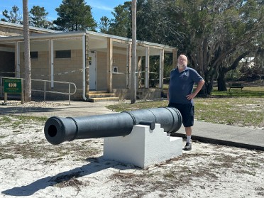 20250314e Burnham Trip Park Stamps Cedar Key Museum Florida