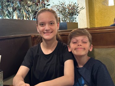20250627a Burnham Campbell Trip Dinner Olive Garden Michigan